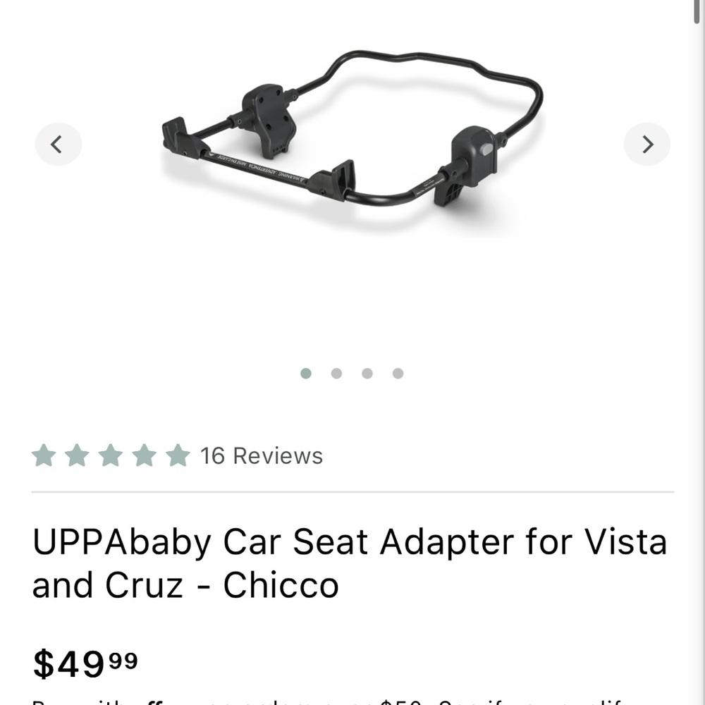 UppaBaby Chicco Adapter